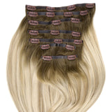 22 Inch Long AquaLyna Ultra Narrow Clip in Hair Extensions